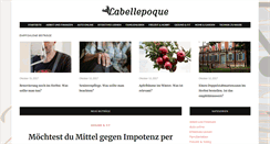 Desktop Screenshot of labellepoque.de